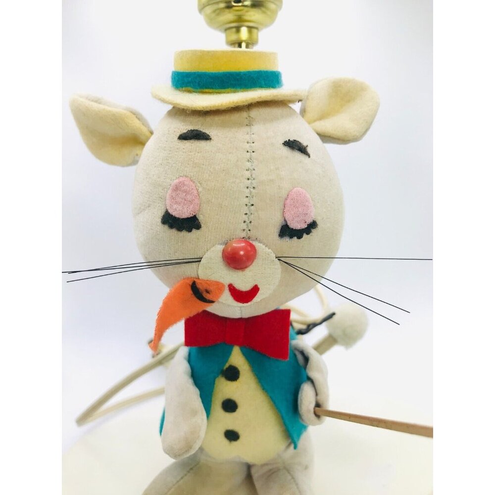Vintage Children's Table Lamp Dakin Mouse Works Small